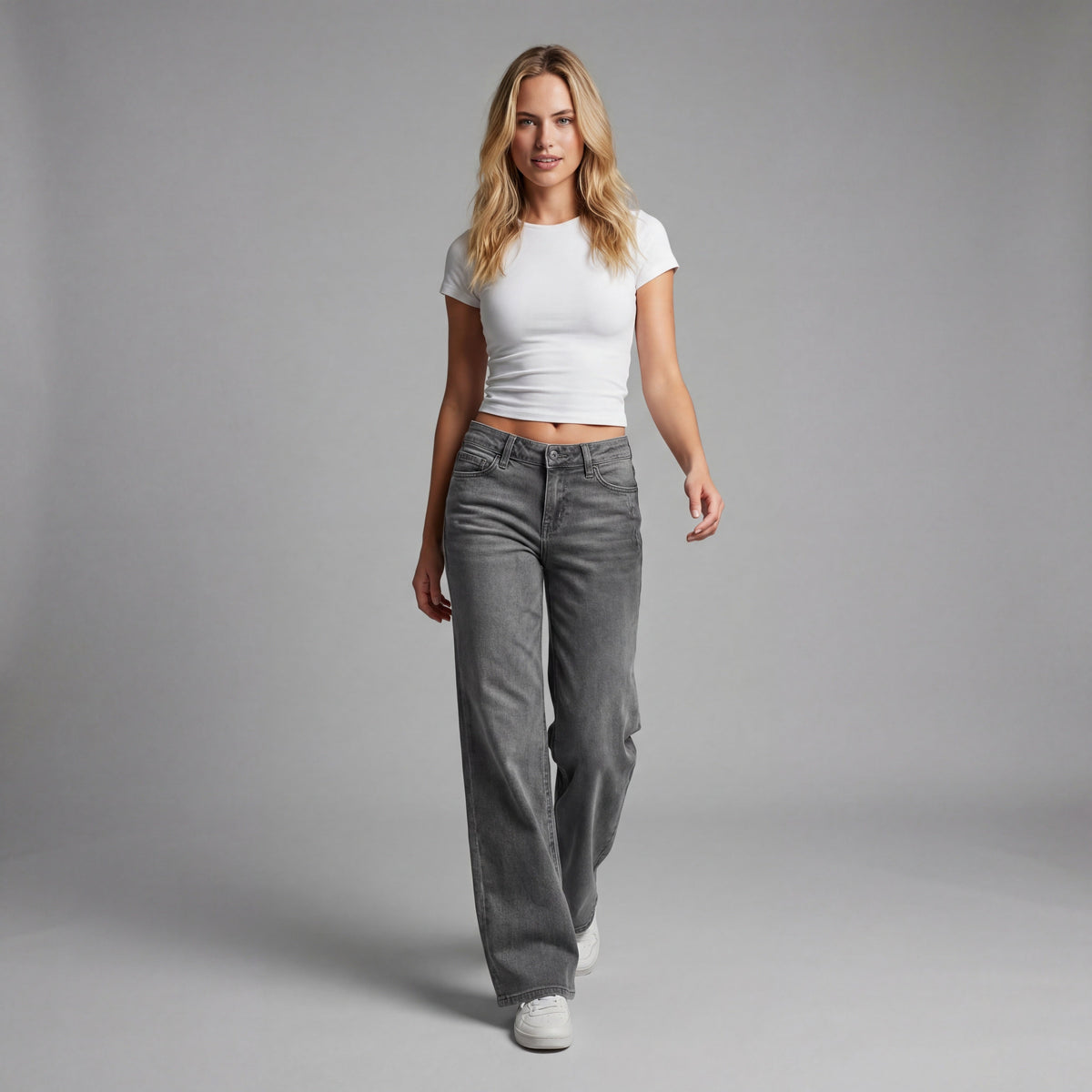 Everyday Wide-Leg Baggy Jeans