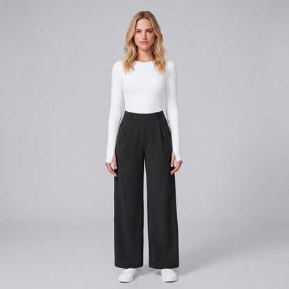 EverFlex Pro High-Waist Straight Leg Trousers