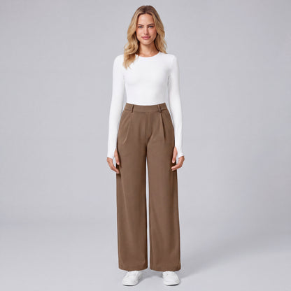 EverFlex Pro High-Waist Straight Leg Trousers