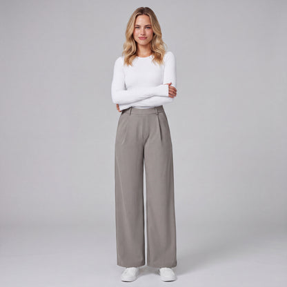 EverFlex Pro High-Waist Straight Leg Trousers