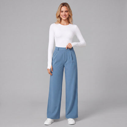 EverFlex Pro High-Waist Straight Leg Trousers