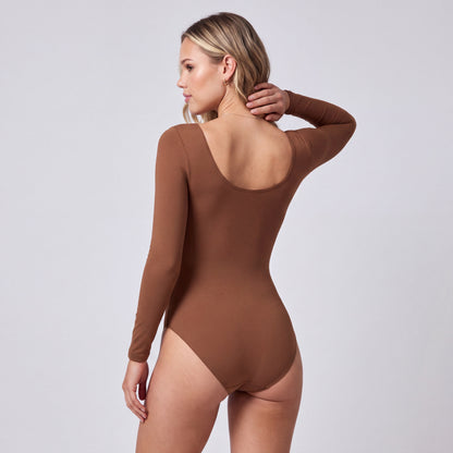 Long Sleeve Shapewear Bodysuit