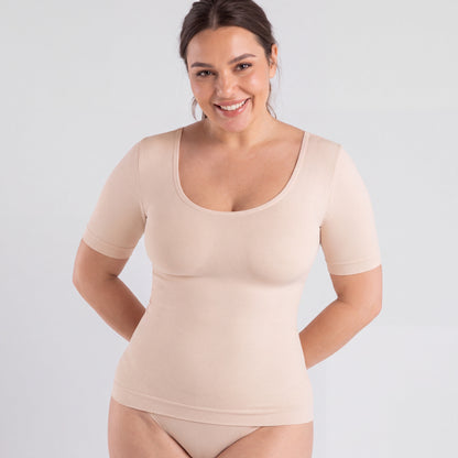 Short Sleeve Shapewear T-Shirt