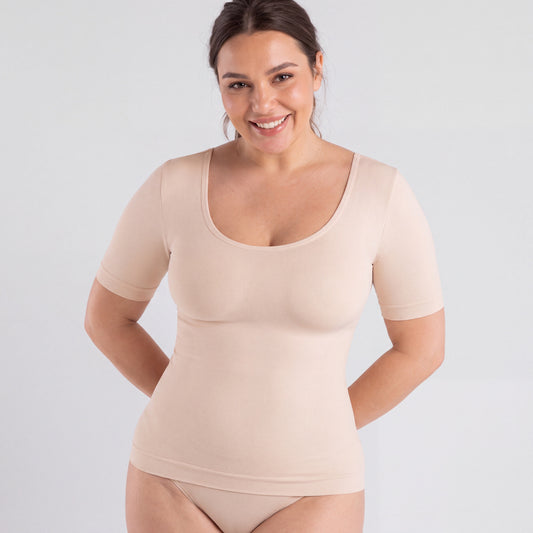 Short Sleeve Shapewear T-Shirt